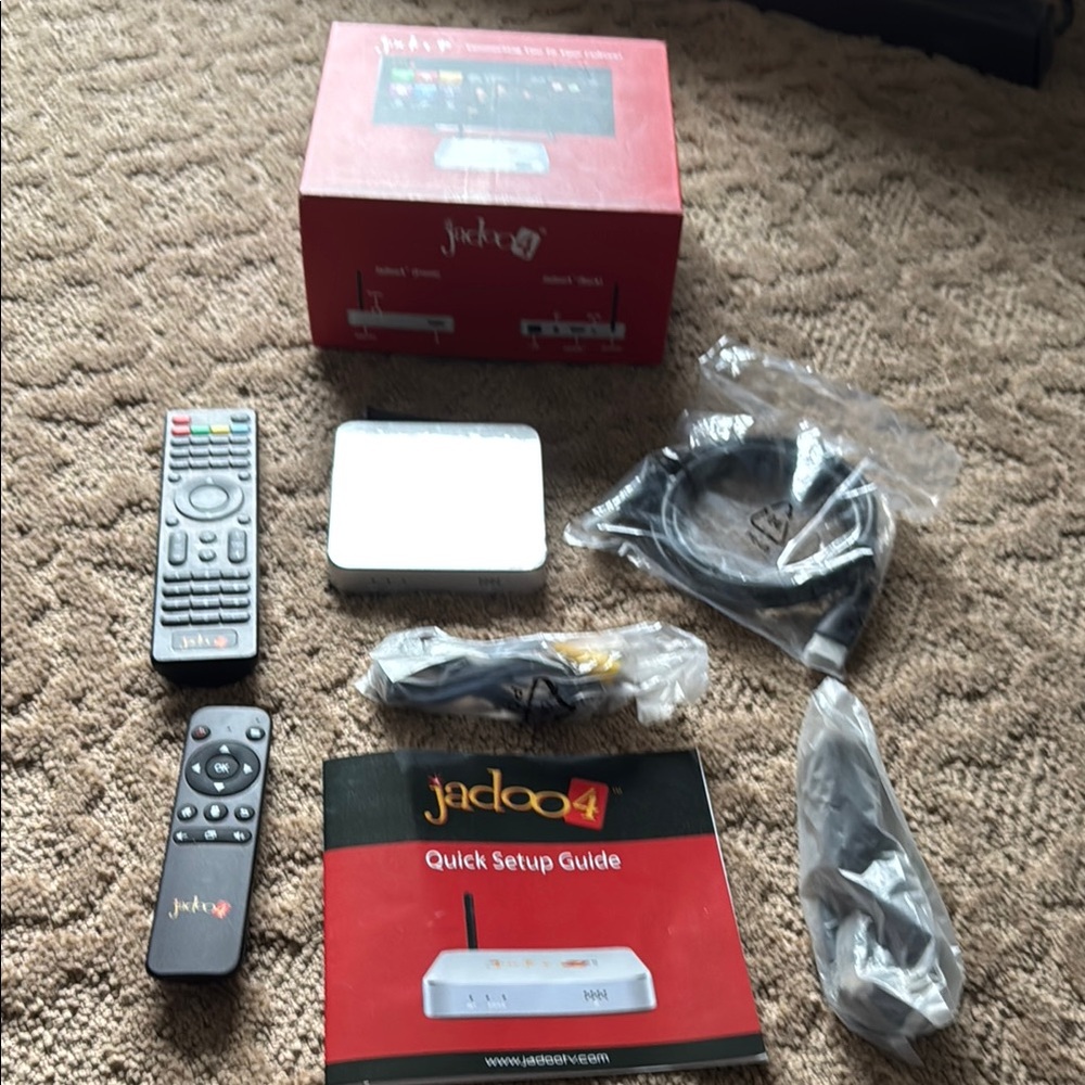 Red and Black Electronic jadoo4 Accessory Set